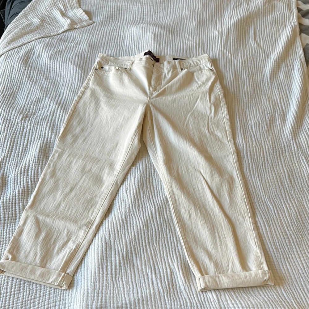 Women's Cream Jeans